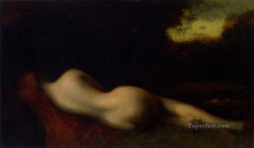 Jean Jacques Henner Painting - Nude Jean Jacques Henner